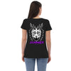 Voids Of Amethyst - Women’s Recycled V-Neck T-Shirt