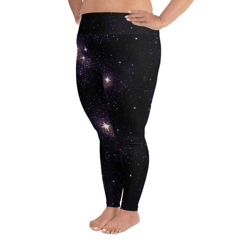 Full Moon - Women’s Stardust Yoga Leggings