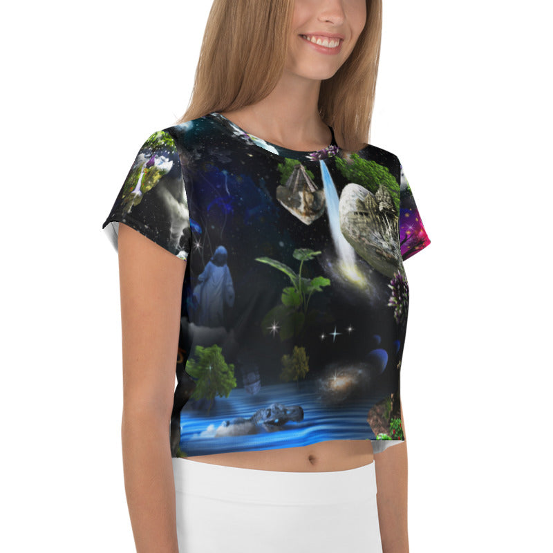 Exotik Future Multiverse - Women's Crop T-Shirt