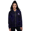 Midnight Glimmer - Unisex Emblem Bomber Jacket