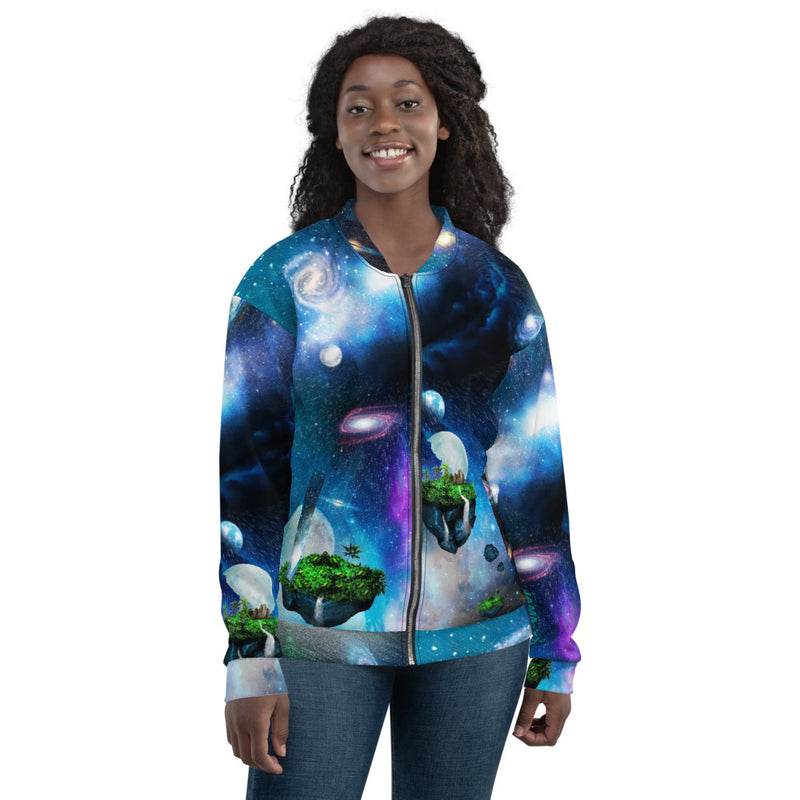 Ivory Universe - Unisex Bomber Jacket