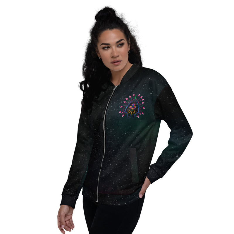 Emerald Of Prey - Unisex Stardust Bomber Jacket