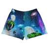 Ivory Universe - Women's Athletic Shorts