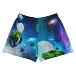 Ivory Universe - Women's Athletic Shorts