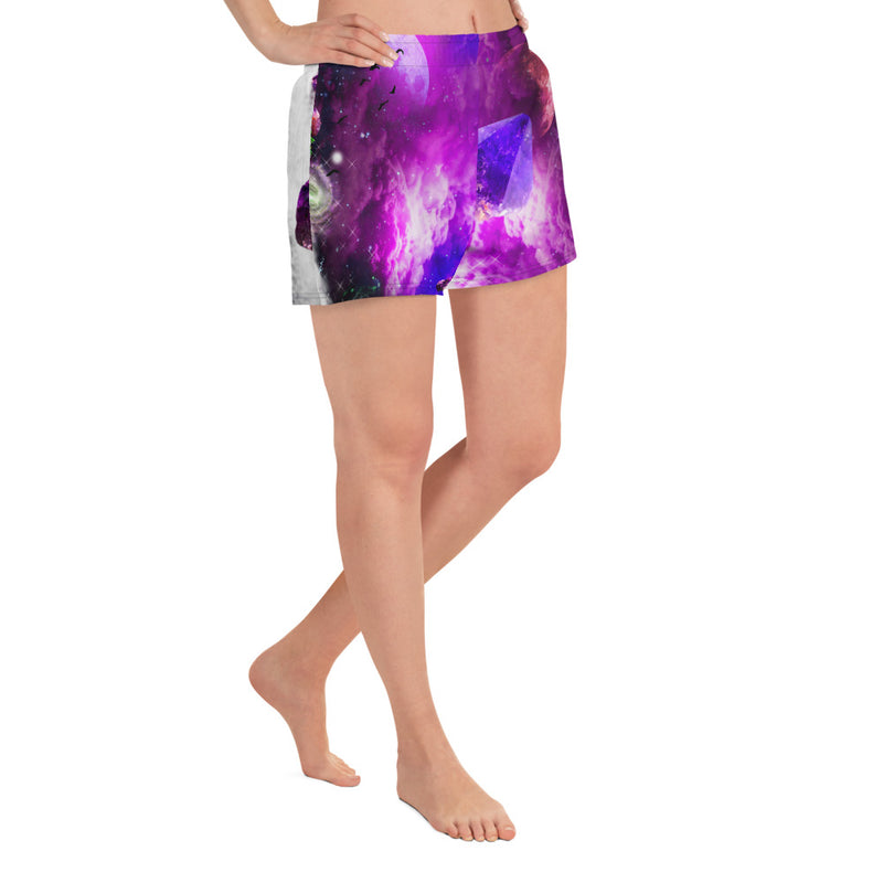 Amethyst Universe - Women's Athletic Shorts