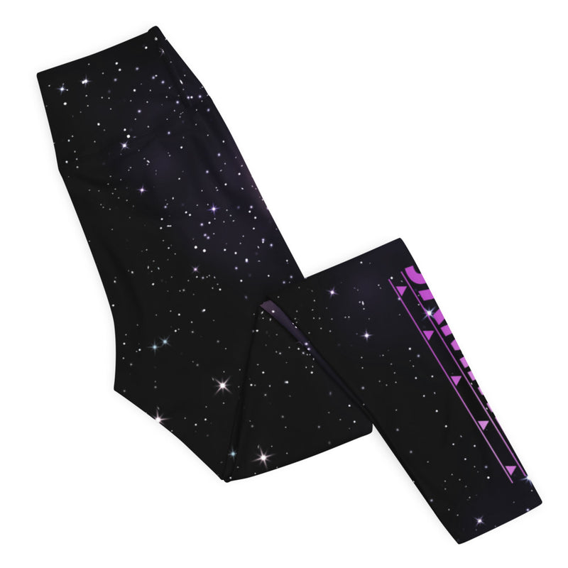 Full Moon - Women’s Stardust Yoga Leggings