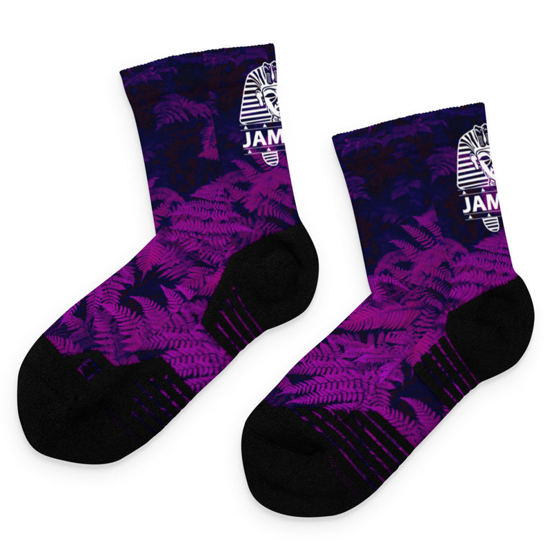 Exotic Ferns - Unisex Athletic Ankle Socks