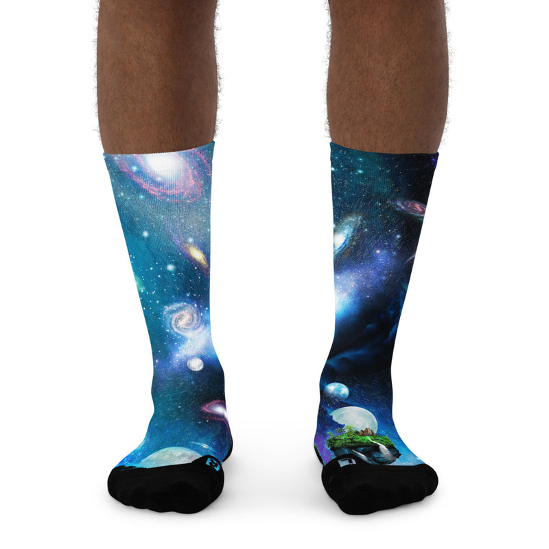 Ivory Universe - Unisex Athletic Socks