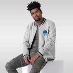 Aqua Pharaoh - Men’s Embroidered Bomber Jacket