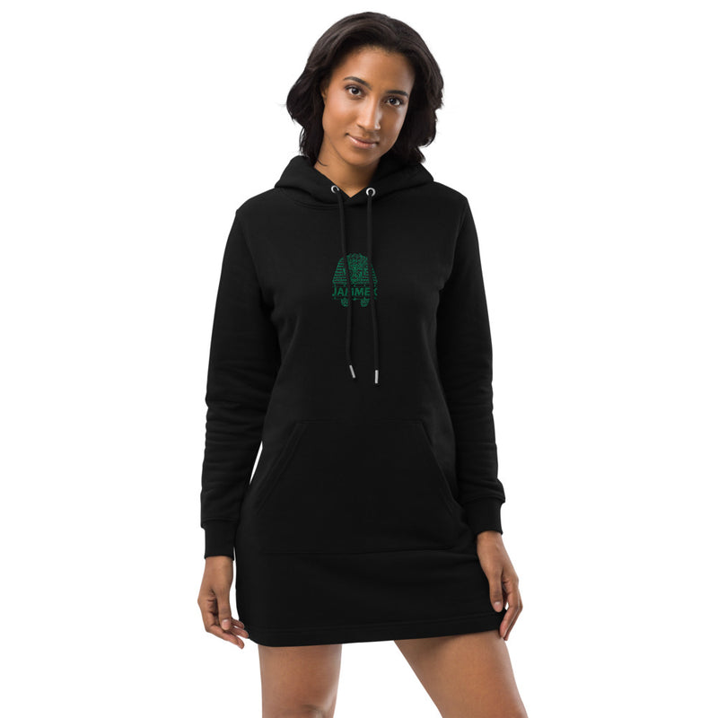 Jade Pharaoh - Women’s Embroidered Hoodie Dress