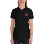 Rose Pharaoh - Women's Embroidered Polo Shirt