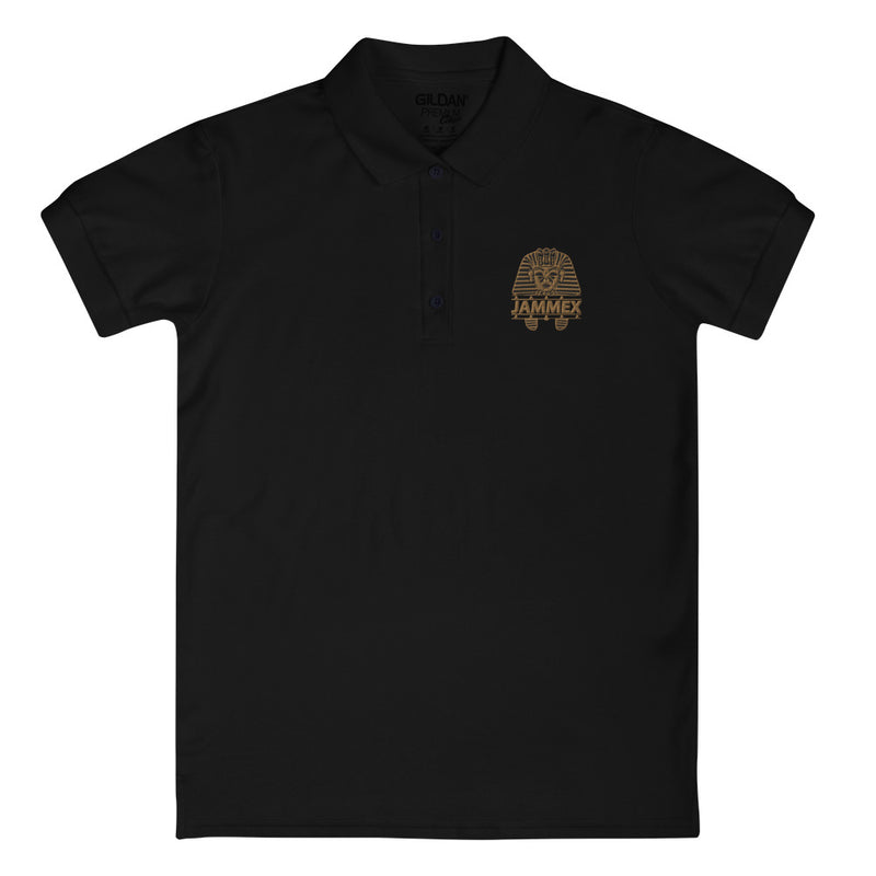 Gold Pharaoh - Women's Embroidered Polo Shirt