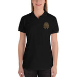 Gold Pharaoh - Women's Embroidered Polo Shirt