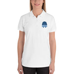 Aqua Pharaoh - Women's Embroidered Polo Shirt