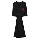 Red Pharaoh - Women’s Embroidered Satin Robe