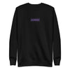 Purple Label - Unisex Embroidered Fleece Pullover