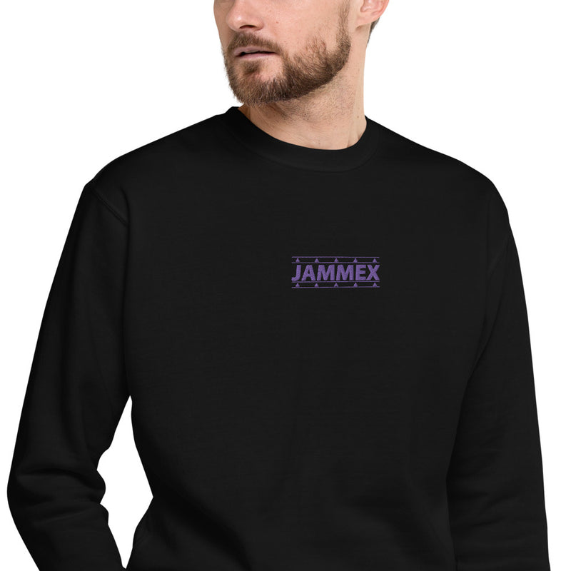 Purple Label - Unisex Embroidered Fleece Pullover