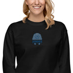 Azure Pharaoh - Unisex Embroidered Fleece Pullover