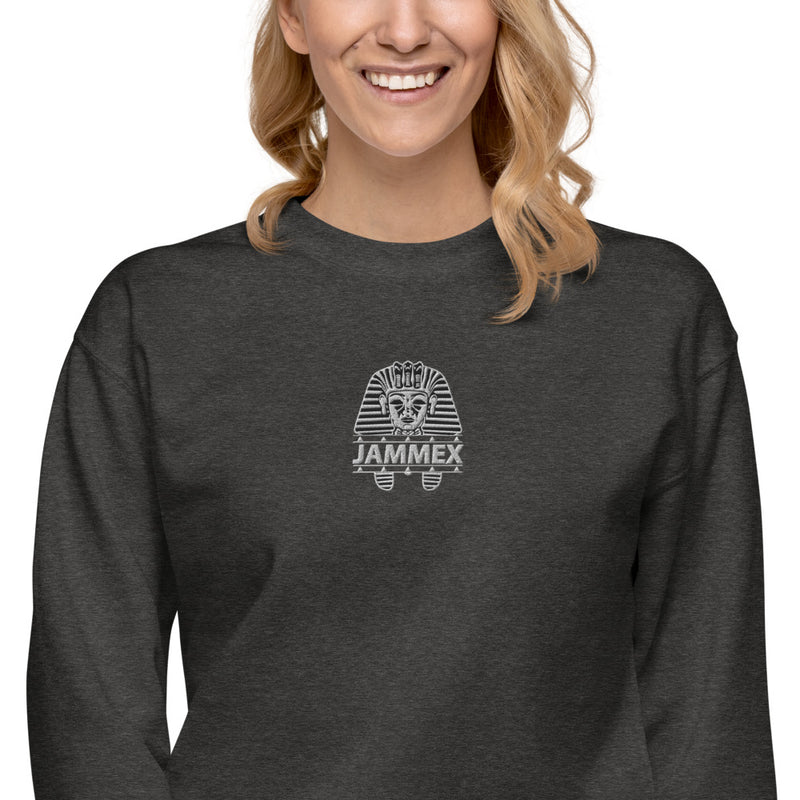 White Pharaoh - Unisex Embroidered Fleece Pullover