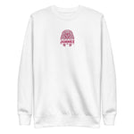 Magenta Pharaoh - Unisex Embroidered Fleece Pullover