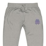 Plum Pharaoh - Unisex Embroidered Fleece Joggers