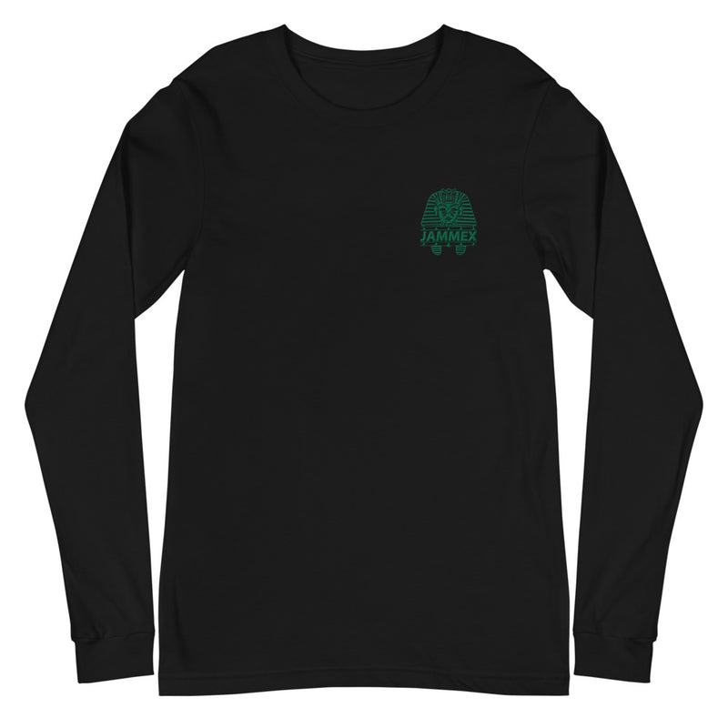 Jade Pharaoh - Unisex Embroidered Long Sleeve T-Shirt