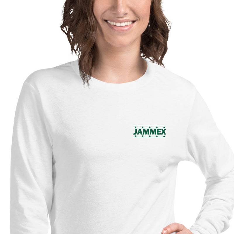 Green Label - Unisex Embroidered Long Sleeve T-Shirt