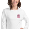 Magenta Pharaoh - Unisex Embroidered Long Sleeve T-Shirt