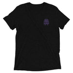 Purple Pharaoh - Men’s Embroidered Tri-Blend T-Shirt