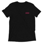 Rose Label - Men’s Embroidered Tri-Blend T-Shirt