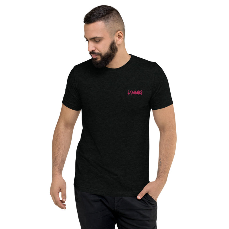 Rose Label - Men’s Embroidered Tri-Blend T-Shirt