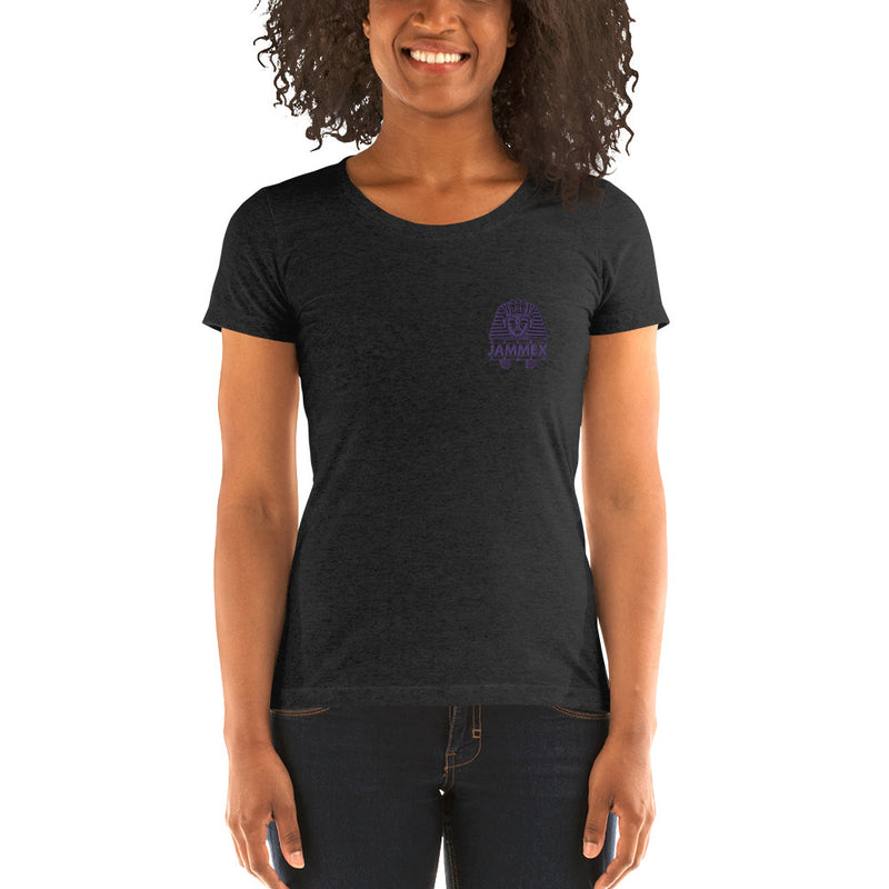 Purple Pharaoh - Women’s Embroidered Tri-Blend T-Shirt