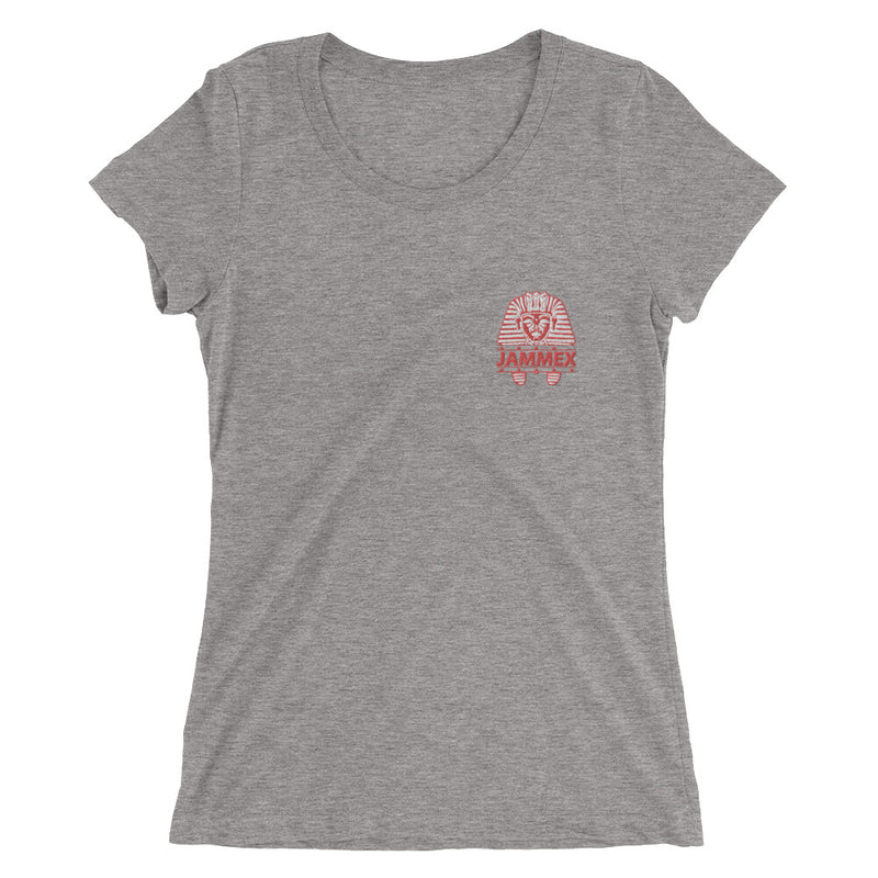 Crimson Pharaoh - Women’s Embroidered Tri-Blend T-Shirt