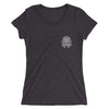 White Pharaoh - Women’s Embroidered Tri-Blend T-Shirt