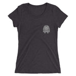 White Pharaoh - Women’s Embroidered Tri-Blend T-Shirt