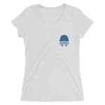 Aqua Pharaoh - Women’s Embroidered Tri-Blend T Shirt