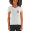 Magenta Pharaoh - Women’s Embroidered Tri-Blend T-Shirt